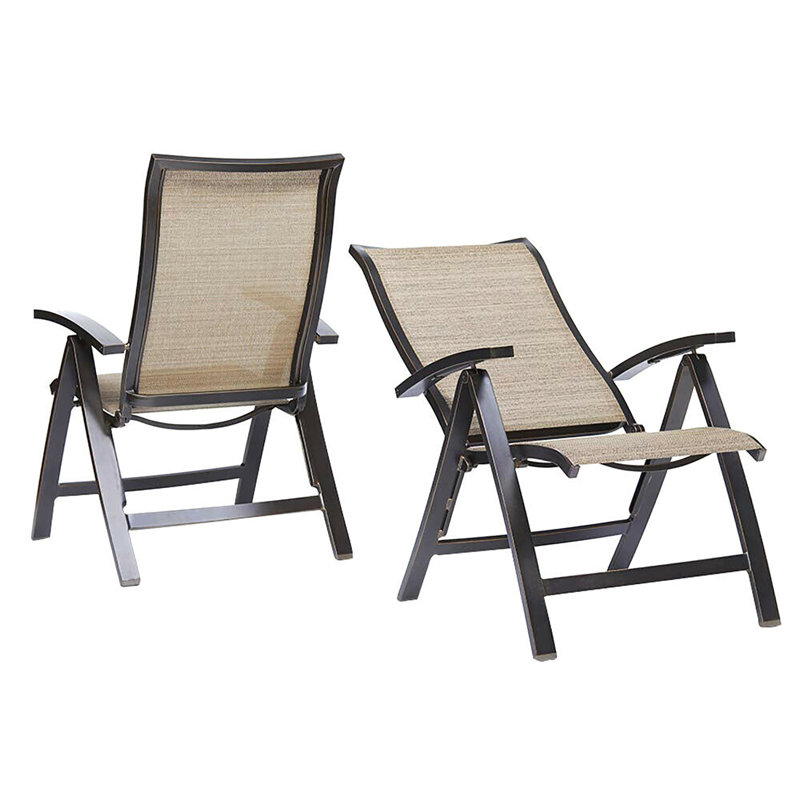 Ebern Designs Folding Chairs With Arm, Patio Dining Chairs Indoor And